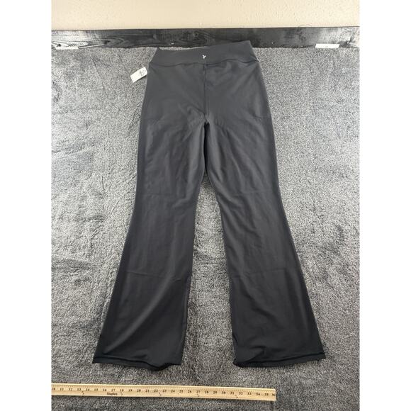 NWT Old Navy PowerSoft Extra High-Rise Flare Leggings Women’s Large Black - Picture 2 of 4